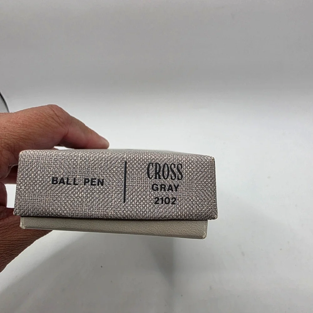 Cross Classic Century Ballpoint Pen Matte Gray Chrome Trim 2102 with Box USA